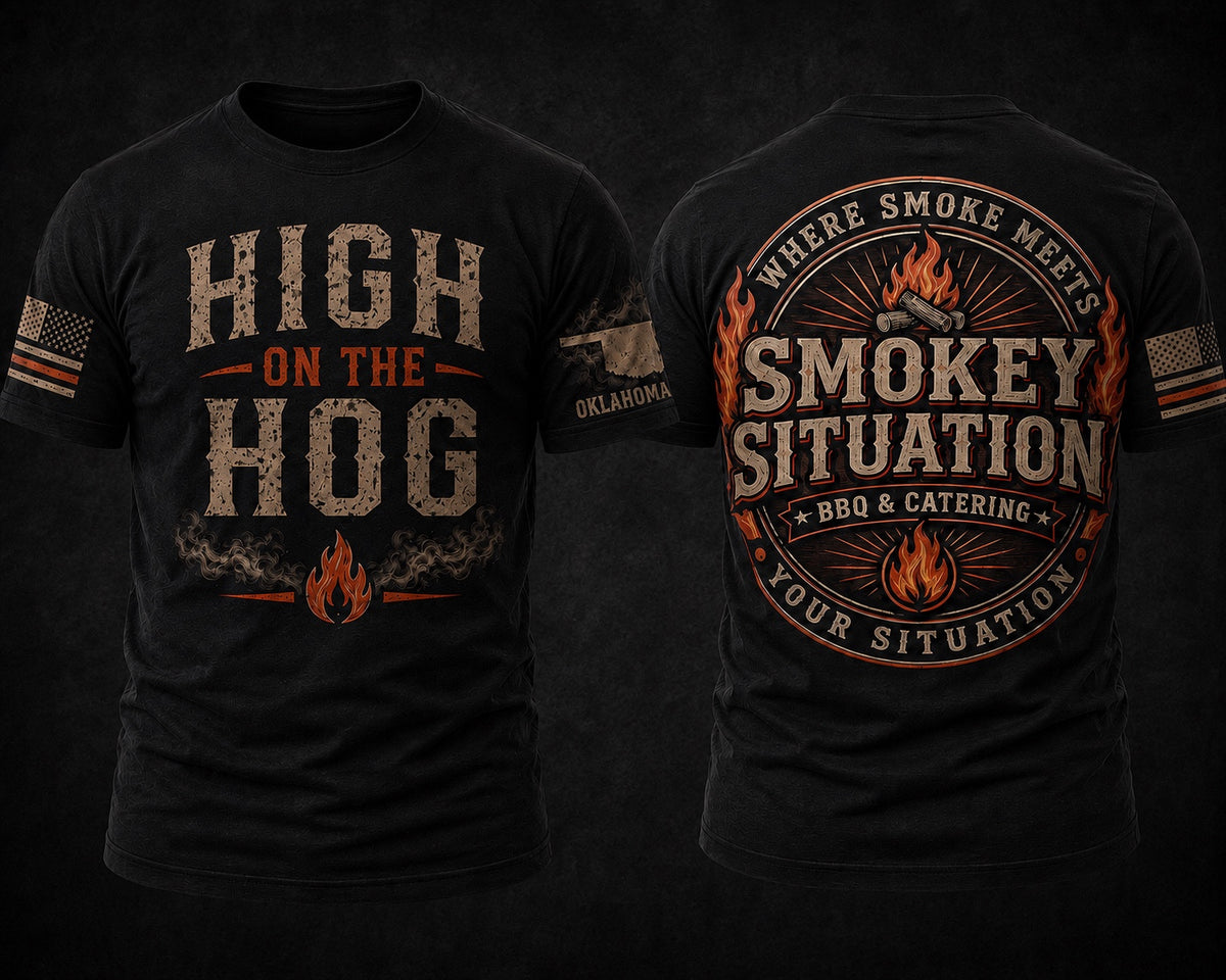 High on the Hog shirt design by Smokey Situation BBQ & Catering