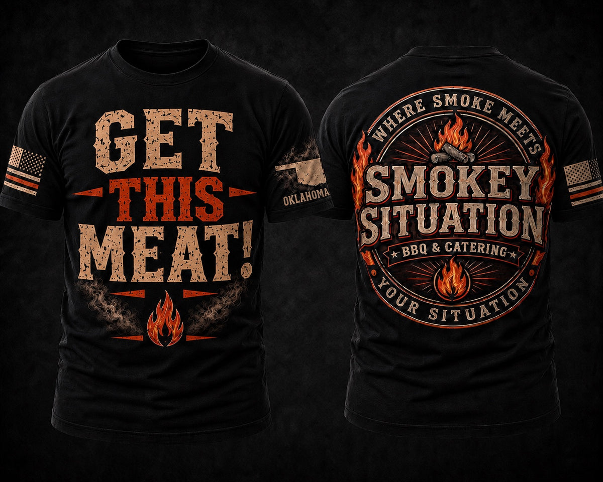 Get This Meat shirt design by Smokey Situation BBQ & Catering
